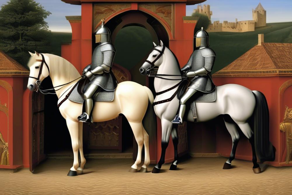 horses-in-the-middle-ages