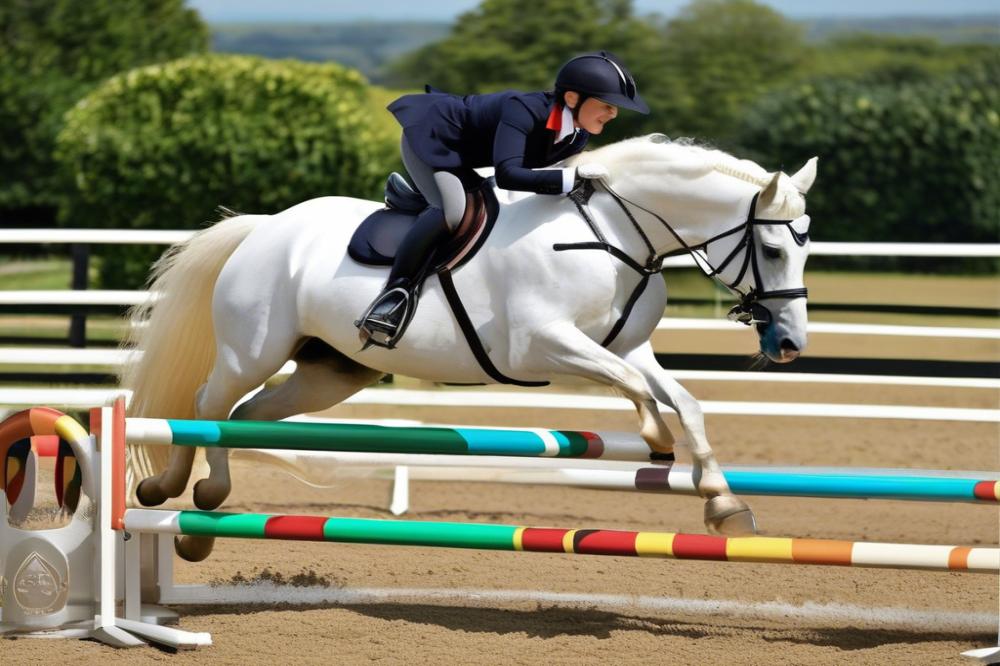 Sauter Avec Le Cheval Cob Irlandais - Horse Life