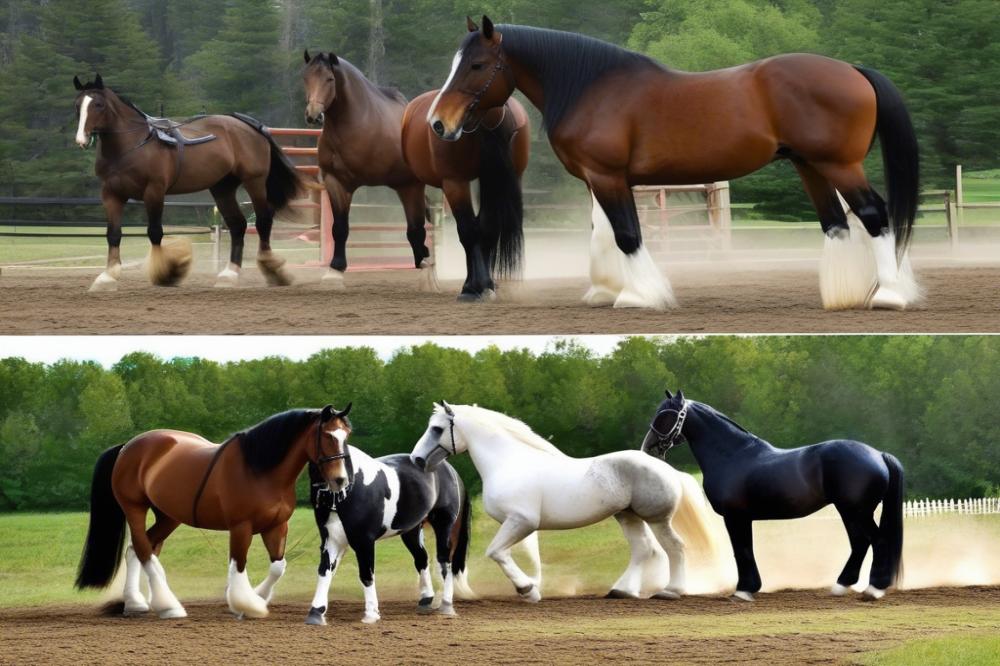 percheron-vs-clydesdale-horse