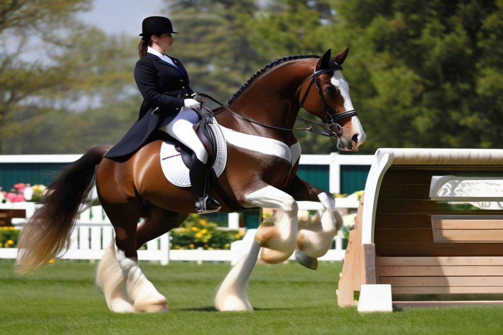 show-jumping-and-dressage-with-a-clydesdale-horse