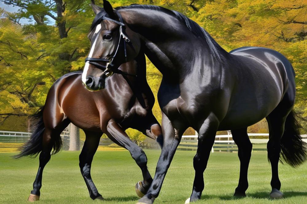 tennessee-walking-horse-vs-percheron